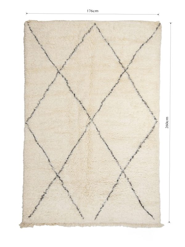 Authentic Beni Ouarain Rug 260 x 176