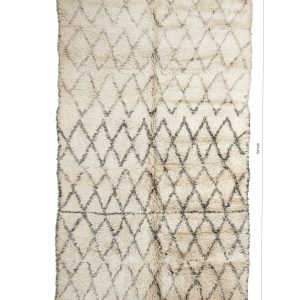 Vintage Beni Ouarain Rug 341 x 200