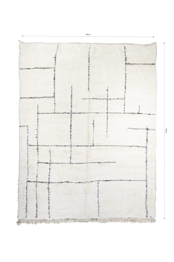 Modern Beni Ouarain Rug 345 x 260