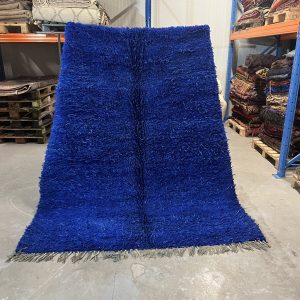 Beni Mguid Rug 241 x 190 Indigo