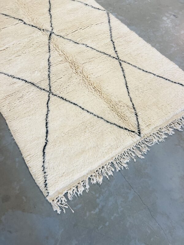 Modern Beni Ouarain Rug 246 x 138 - Image 3