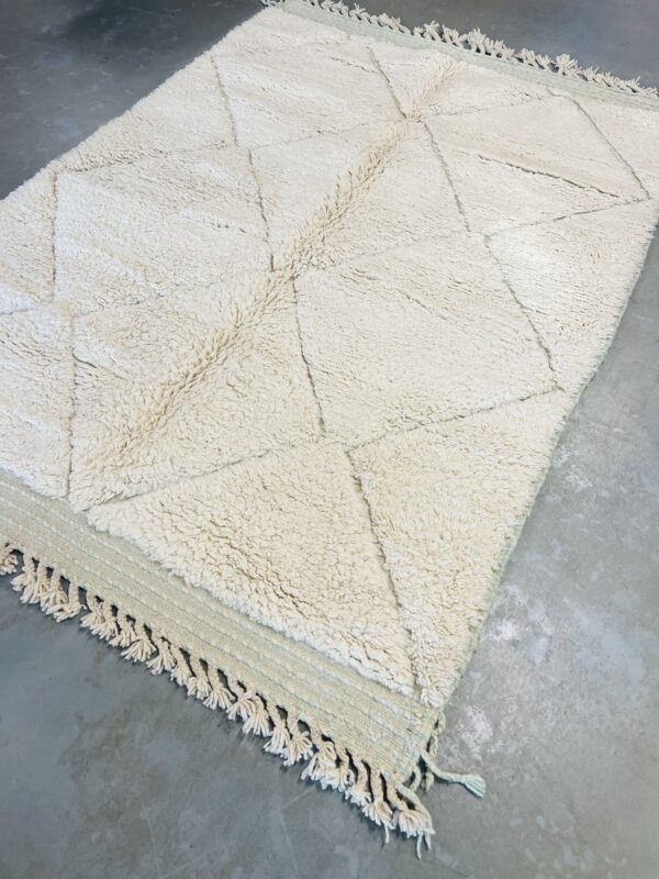 Modern Beni Ouarain Rug 244 x 174 - Image 2