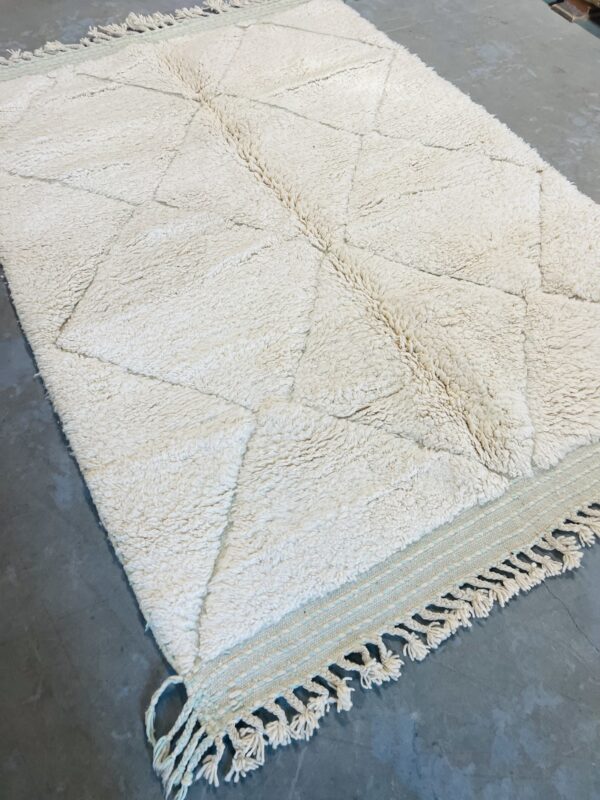 Modern Beni Ouarain Rug 244 x 174 - Image 4