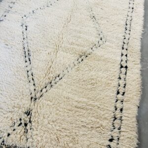 Vintage Beni Ouarain Rug 477 x 215