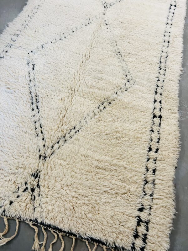 Vintage Beni Ouarain Rug 477 x 215